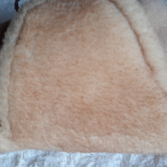 100% Sheepskin Trapper Hat Leather & Fur Hat Men's Winter Cold Snow Hats - Picture 8 of 10